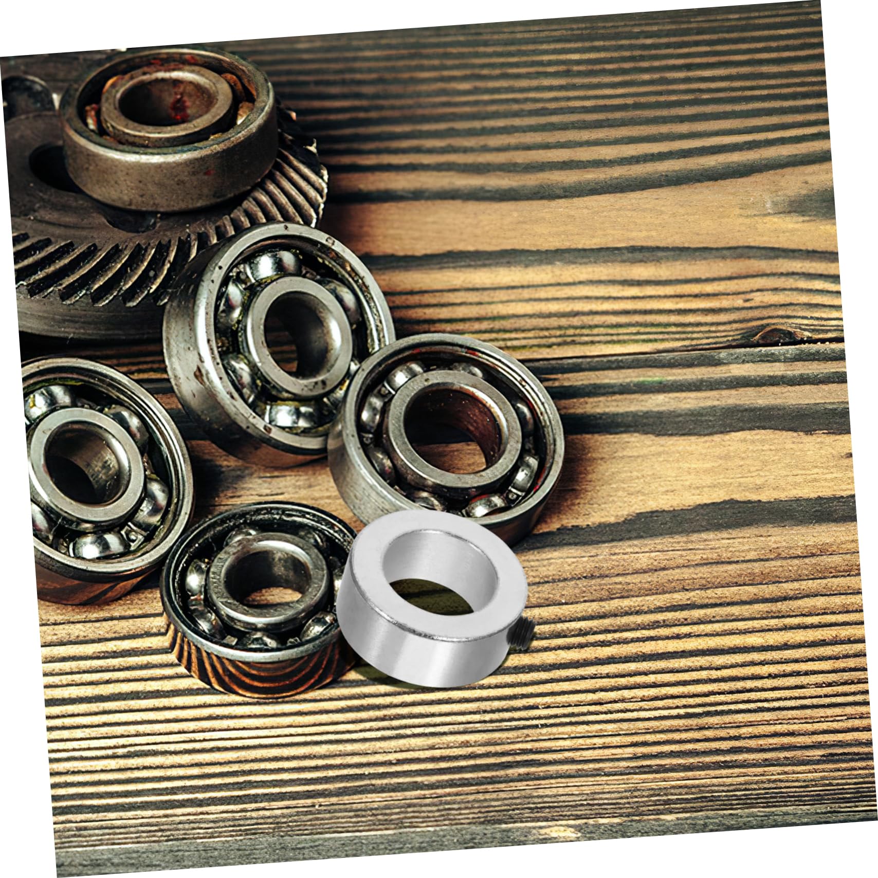 COSMEVIVI Shaft Collars for Car Axle Shaft Collars Car Axle Collar Set Carbon Steel Zinc Plated