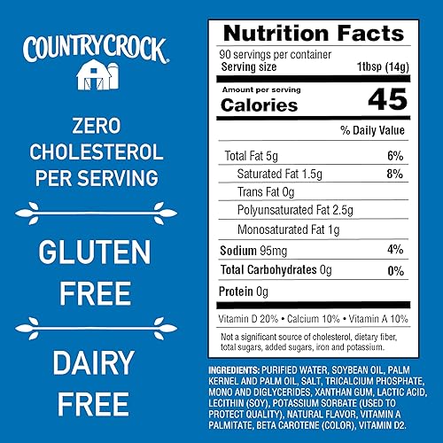 Miniatura 3 de Country Crock, Propagación Mantecosa con Calcio, 45 onzas