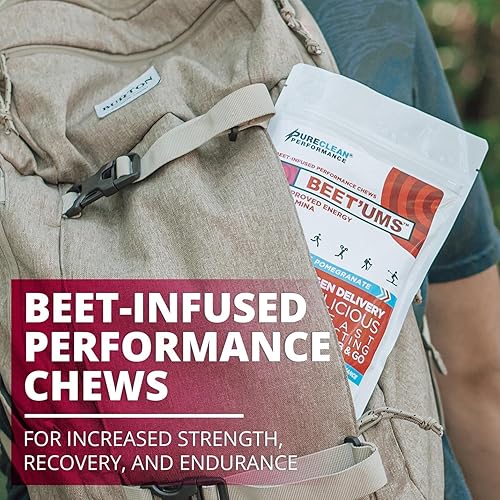 Miniatura 3 de BEET'UMS - Masticables de remolacha Suplemento en polvo de jugo de remolacha orgánico de primera calidad Energía de óxido nítrico y apoyo a la