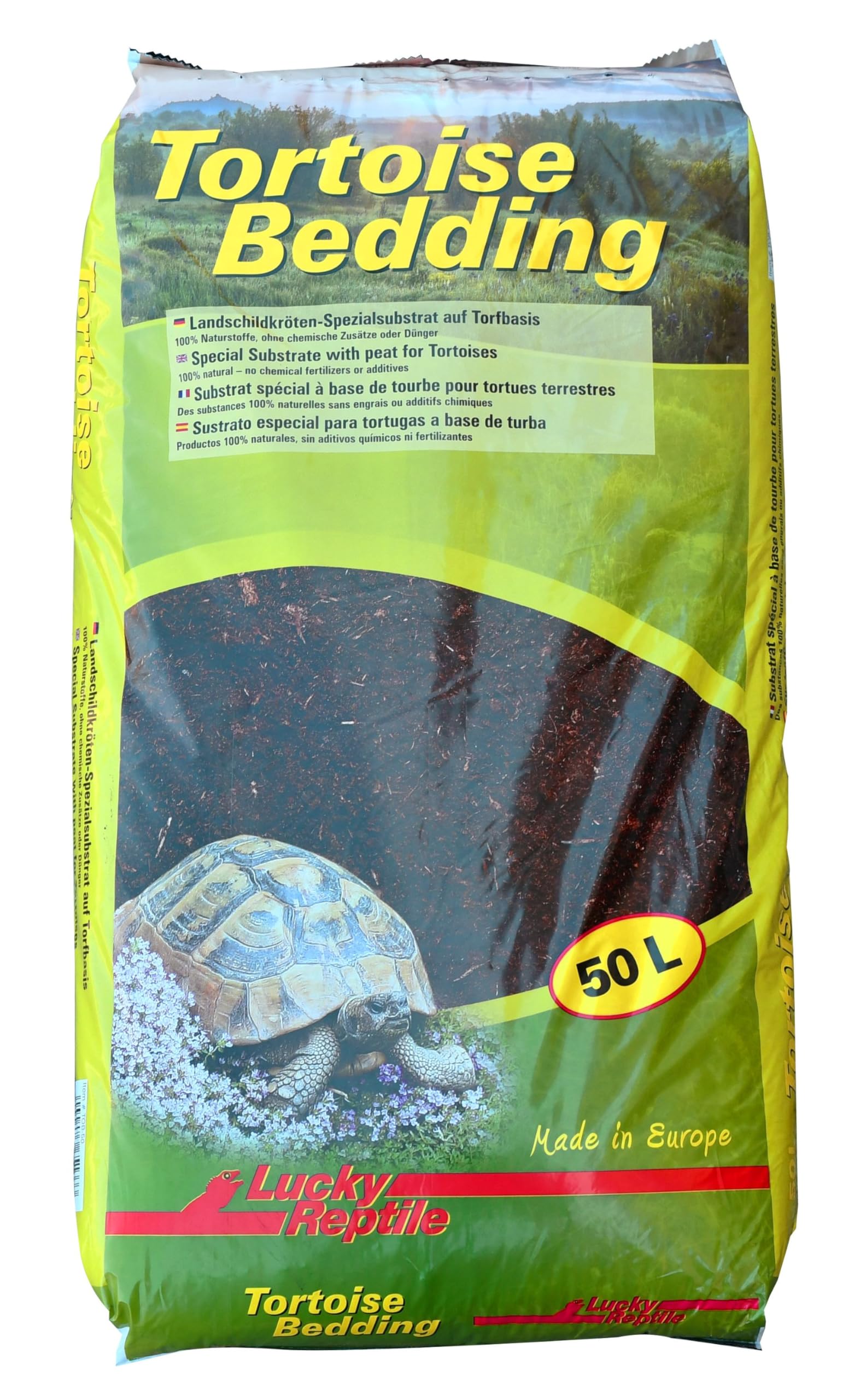 Lucky Reptile Tortoise Bedding 50 l, żółwie lądowe Ziemia