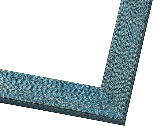 Miniatura 2 de Poster Palooza Marco de fotos completo de madera envejecida de 7 x 4 con acrílico UV, respaldo de tablero de espuma y herrajes