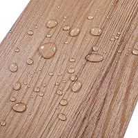 INMOZATA Öntapadós PVC Padlóburkolat 36db - Vízálló Vinyl Padlómatrica Természetes Famintával Konyhába, Fürdőbe - 91,5×15,2cm, 5m² Lefedés 4