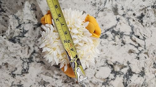 Miniatura 3 de Accesorios tradicionales indios para el cabello, Gajra blanco con rosa, joyería de flores artificiales, tiara Veni hecha a mano para mujeres, ropa