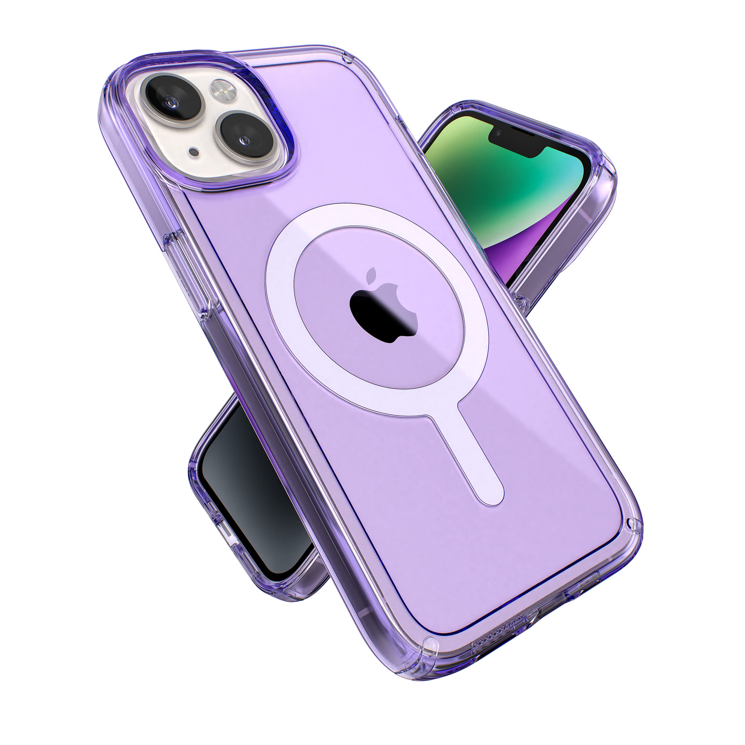 Amazon.com: Speck Clear iPhone 14 & iPhone 13 Case - Slim, Built
