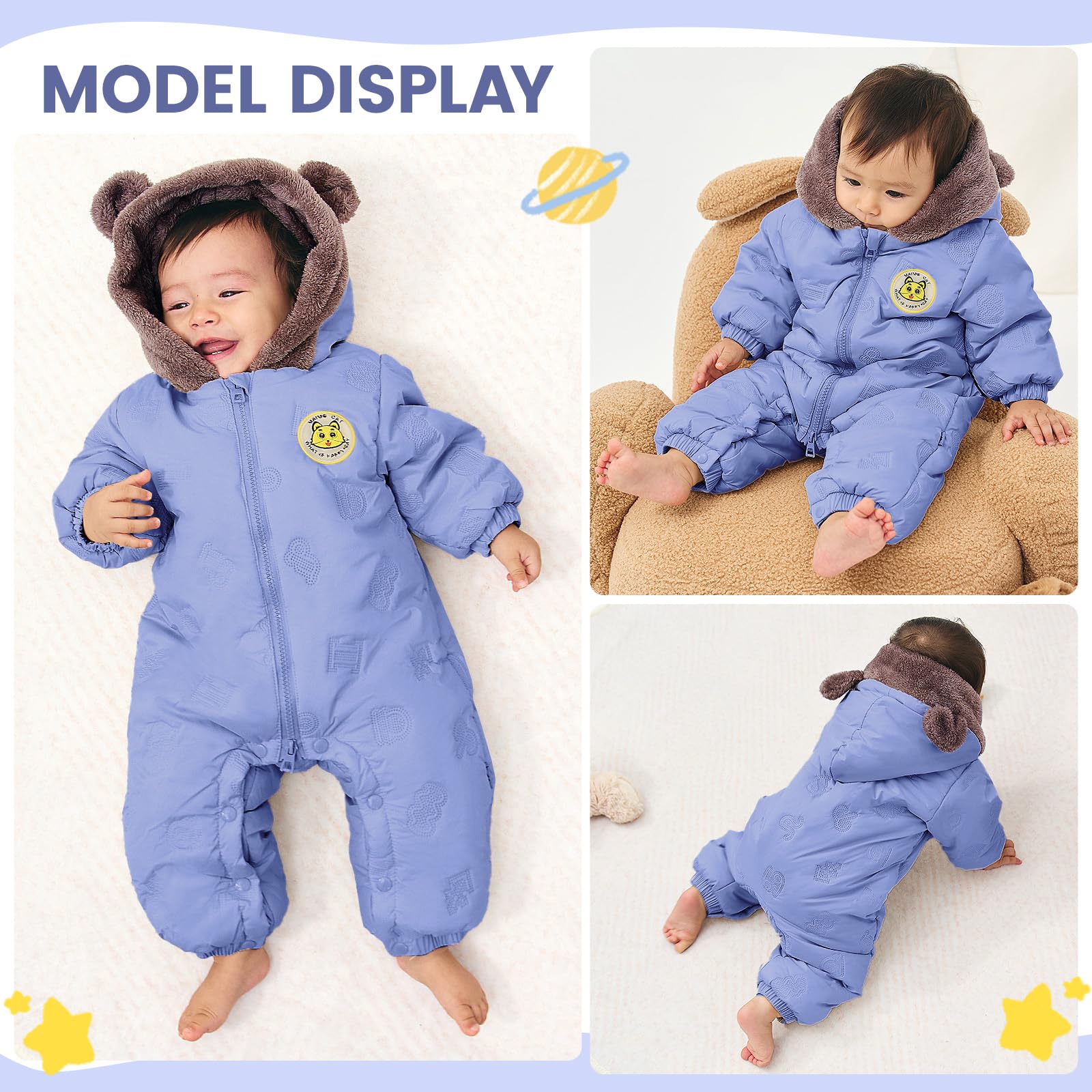 JiAmy C2-tz-pf08904 Abiti da neve per bambini Unisex - Bimbi 0-24