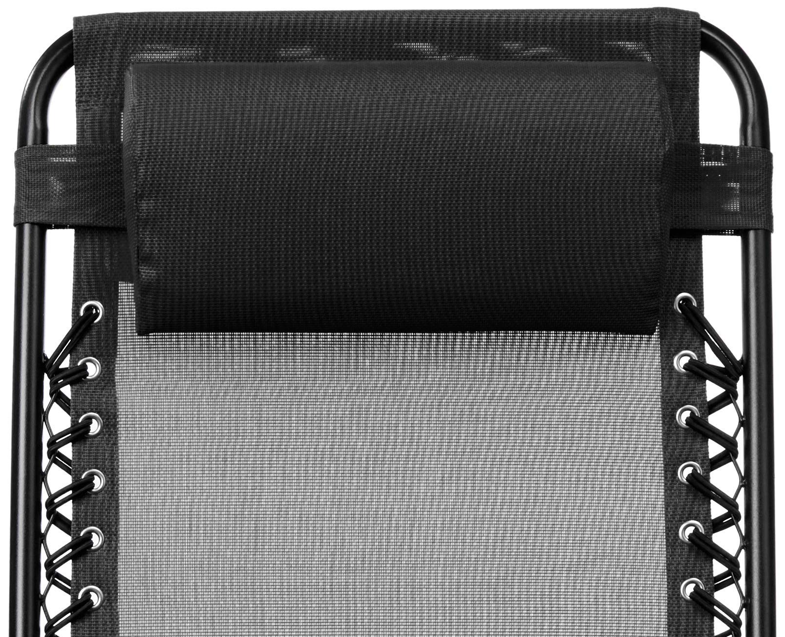 Amazon Basics Fauteuil à bascule pliant - Noir