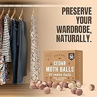 Vista 9 de 50 bolas de cedro para la ropa - Olor fresco para armarios y cajones - Protección para prendas - Ambientador de cedro para armarios y protección