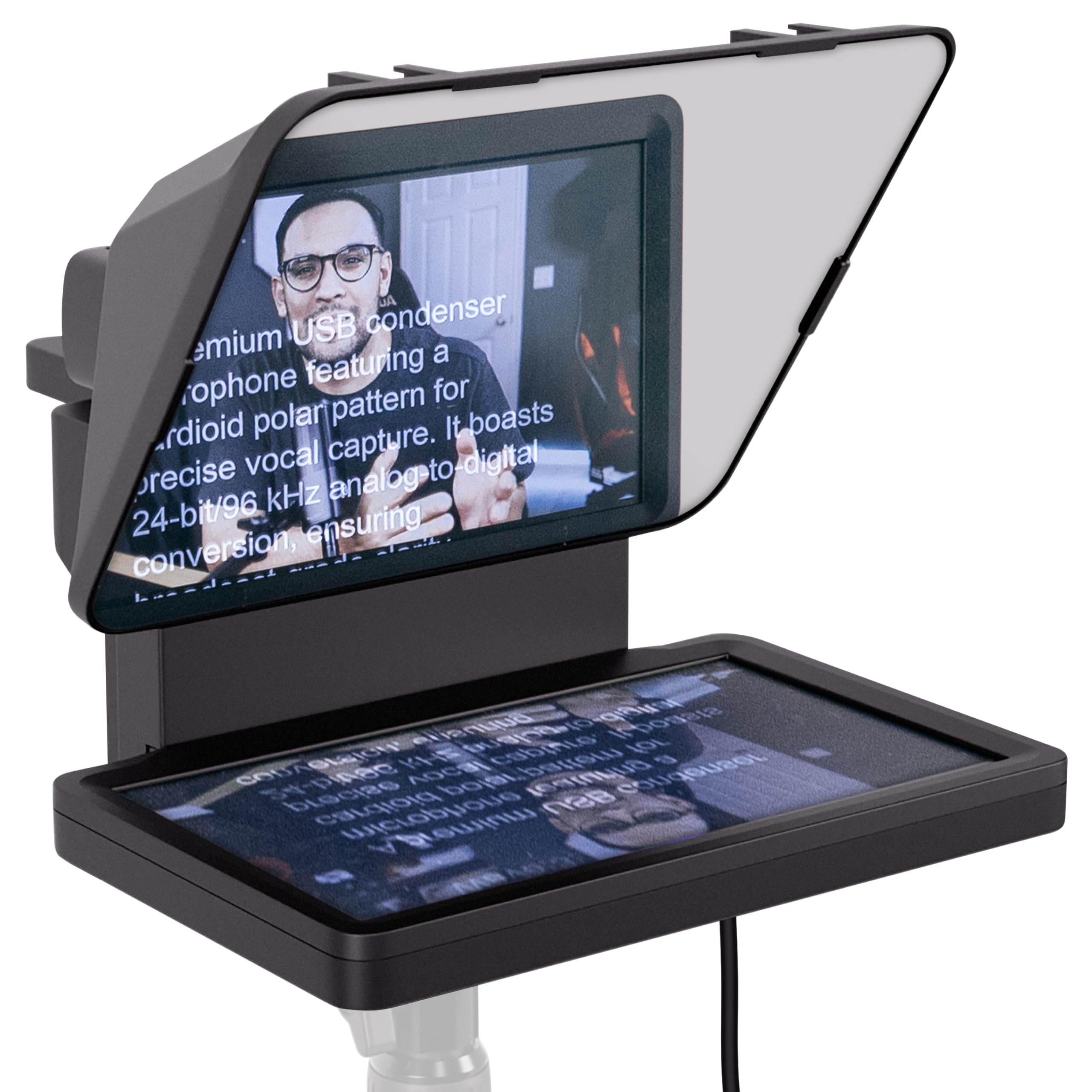 Elgato Prompter teleprompter with built-in screen for YouTube Twitch Zoom Teams
