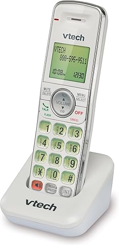 Miniatura 2 de VTech CS6409-17 - Auricular inalámbrico accesorio, color blanco  Requiere un sistema de teléfono inalámbrico VTech CS6419 o CS6429 Series para