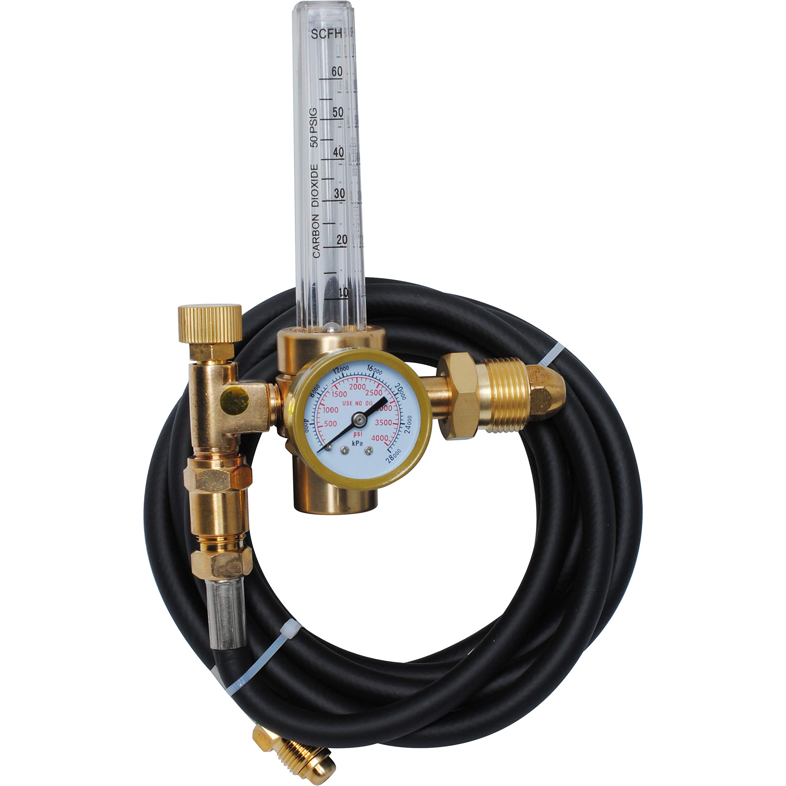 Buy Wadoy Argon Co2 Regulator with Hose, Flow Regulator Accurate