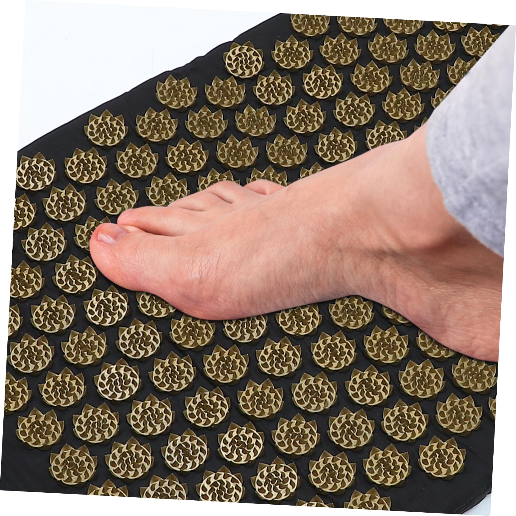 Juego de 2 Almohadas de Masaje de Acupresión Plegables Negras
