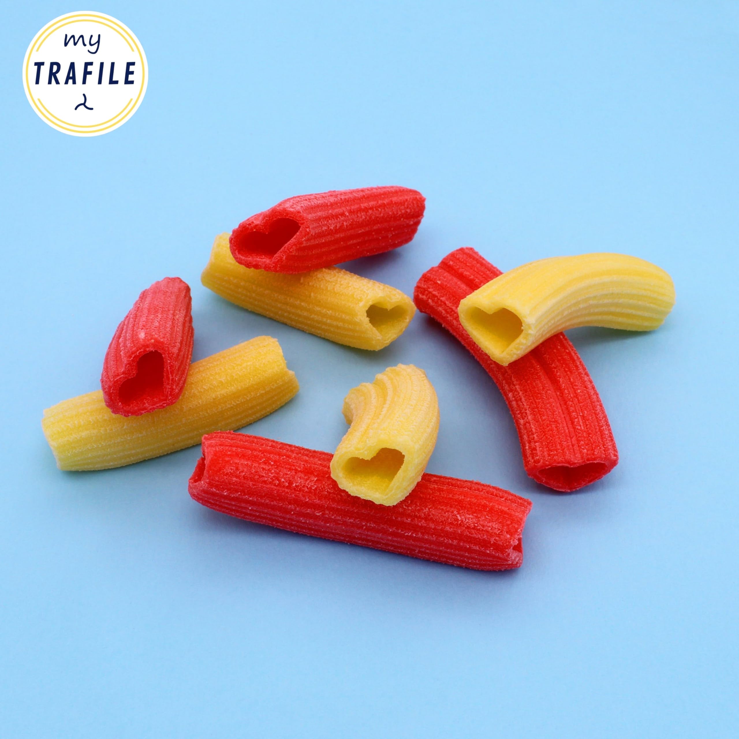 My Trafile - Trafila Linea Pro N°462 Maccherone a cuore in POM con inserti professionali compatibile con Philips Pasta Maker Avance/7000 series