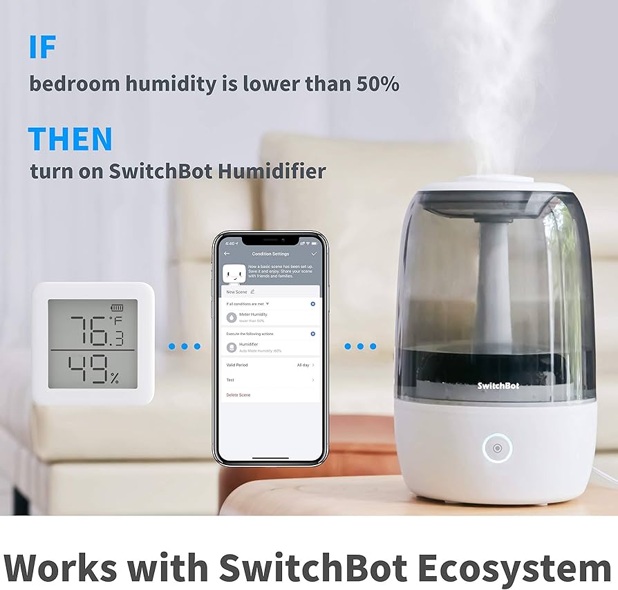 SwitchBot 加湿器 Wi-Fi/Bluetooth接続 置き型 SwitchBot加湿器を実機レビュー！加湿だけじゃない冬場のベスト