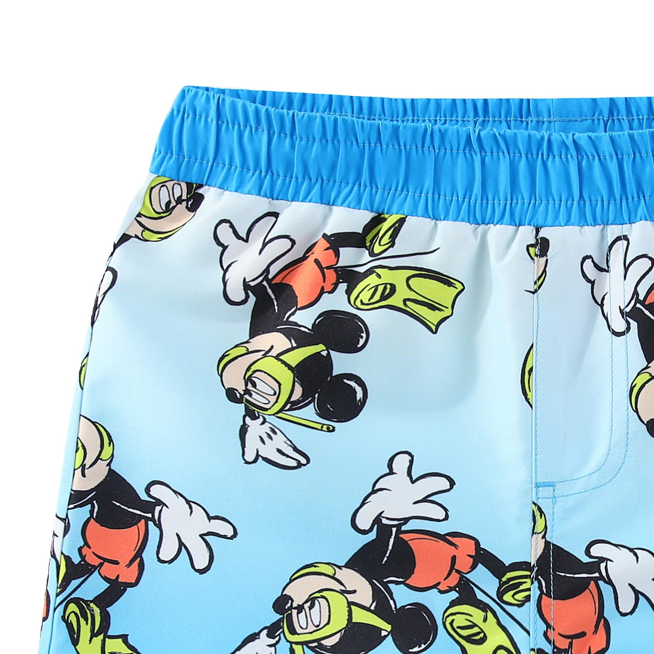 Disney Maillot de bain Mickey avec protection UPF 50+ pour enfants, enfants et grands
