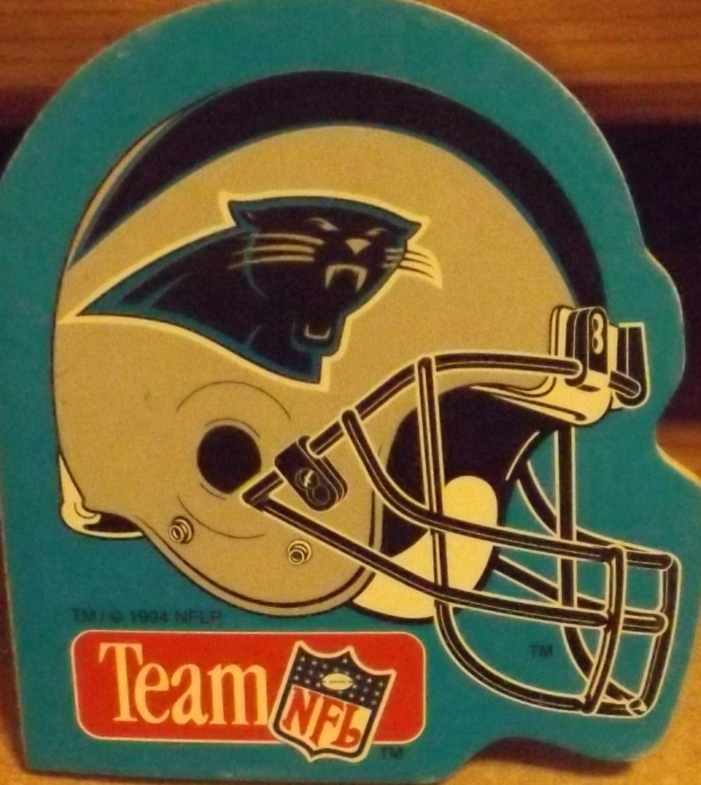 Carolina Panthers Football Helmet Design Note Pad 50 Sheets 3-5/8 in. X 3-7/8 in.