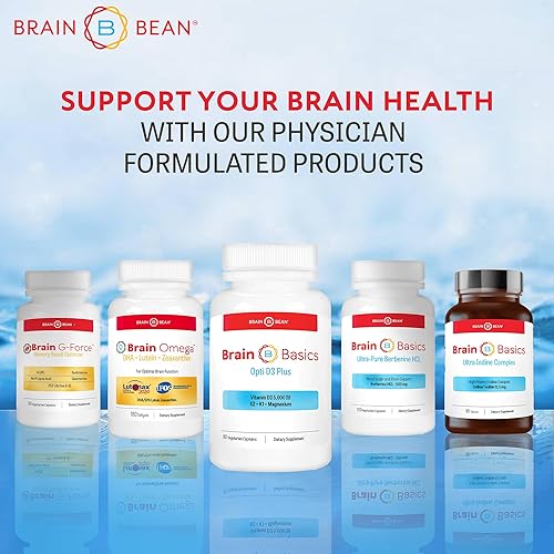 Miniatura 8 de Brain Basic Opti D3 Plus - Vitamina D3 5000 UI con K1, K2 y magnesio - Suplemento de apoyo cerebral para el estado de ánimo, la mente, la memoria -
