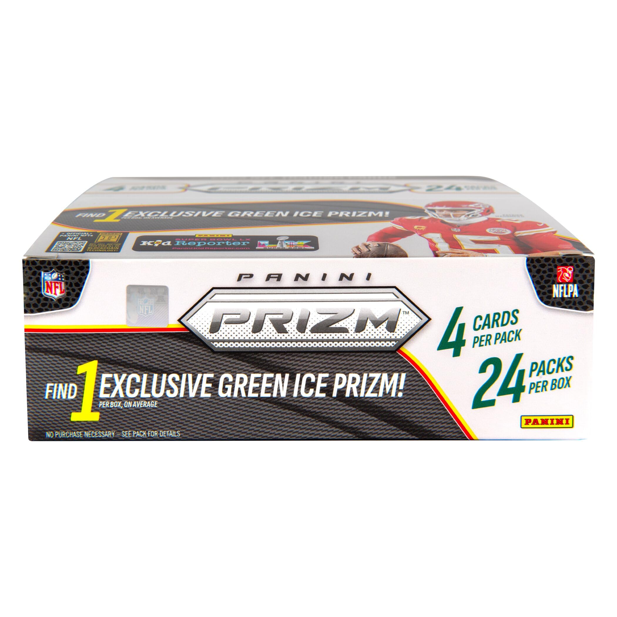 2025 Panini PRIZM Fußball-Sammelkarten Einzelhandelsbox