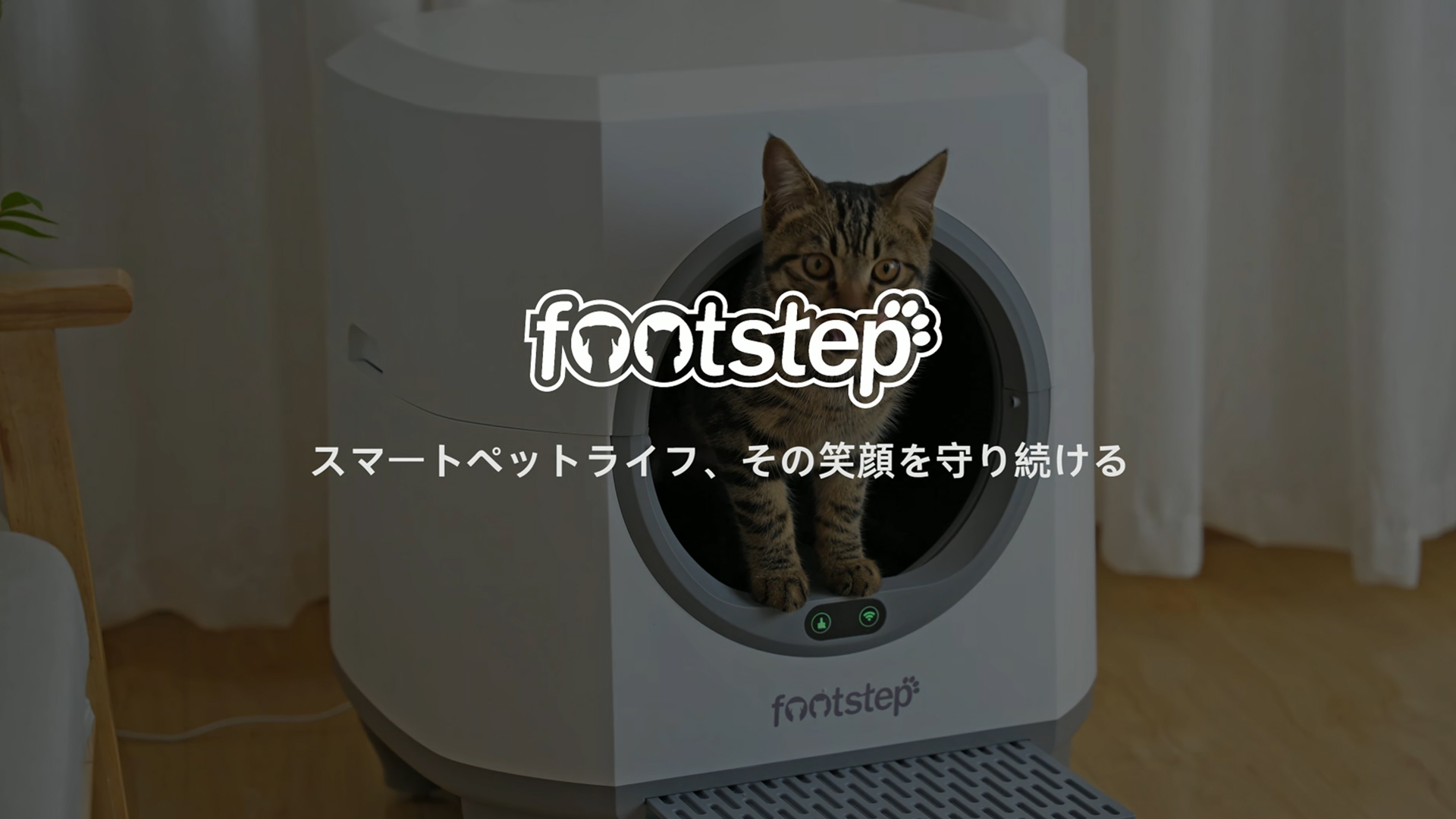 Amazon | Footstep 猫 トイレ 自動トイレ 全自動猫トイレ 【飛散防止