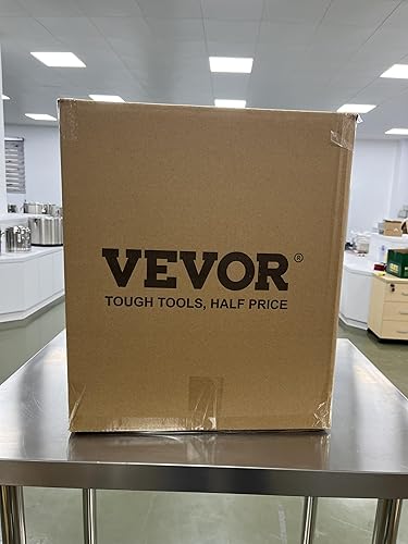 Miniatura 10 de VEVOR Olla de acero inoxidable 188, ollas de cocina grandes de 42 cuartos de galón, olla multiusos con base compuesta, olla de grado comercial