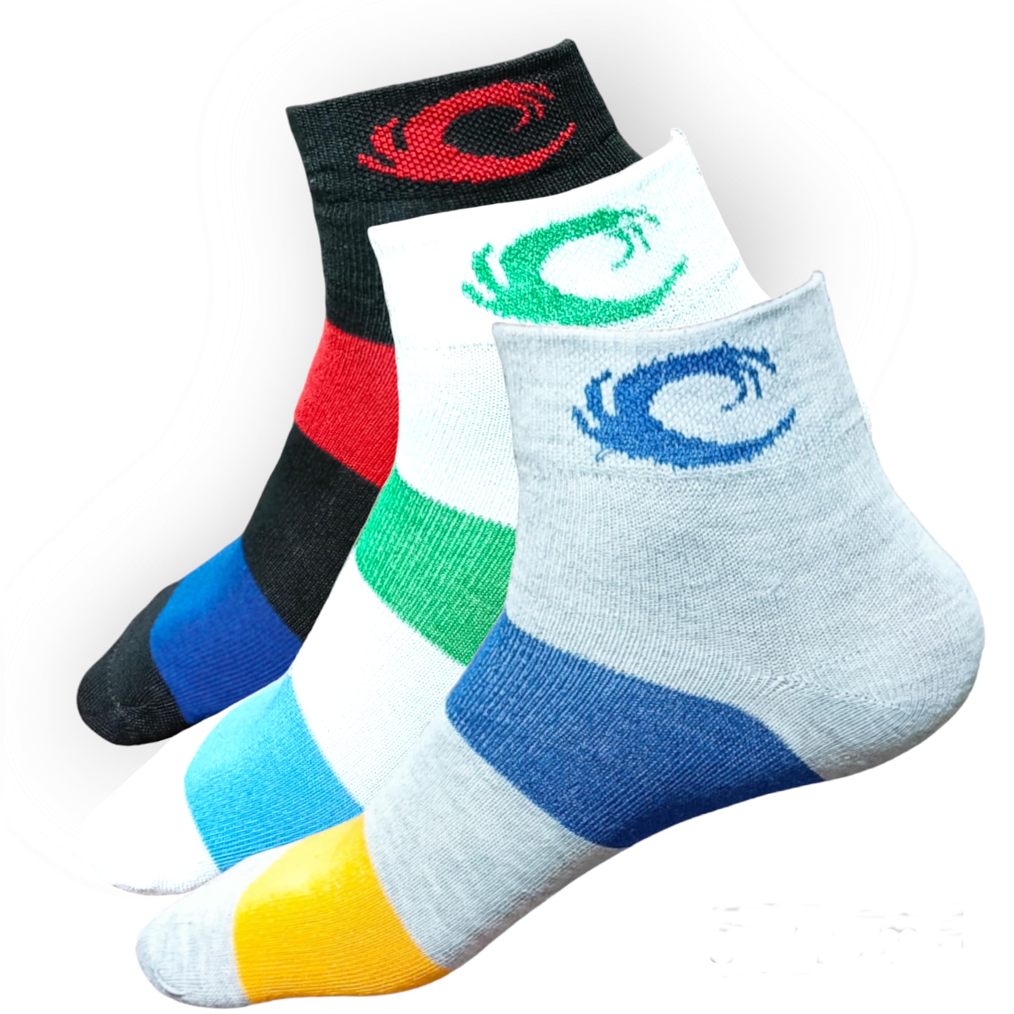 Cotton Ankle Length socks for winter Men Solid Ankle Length Cotton Socks Free Size, Pack of 3 (Multicoloured)-image-38