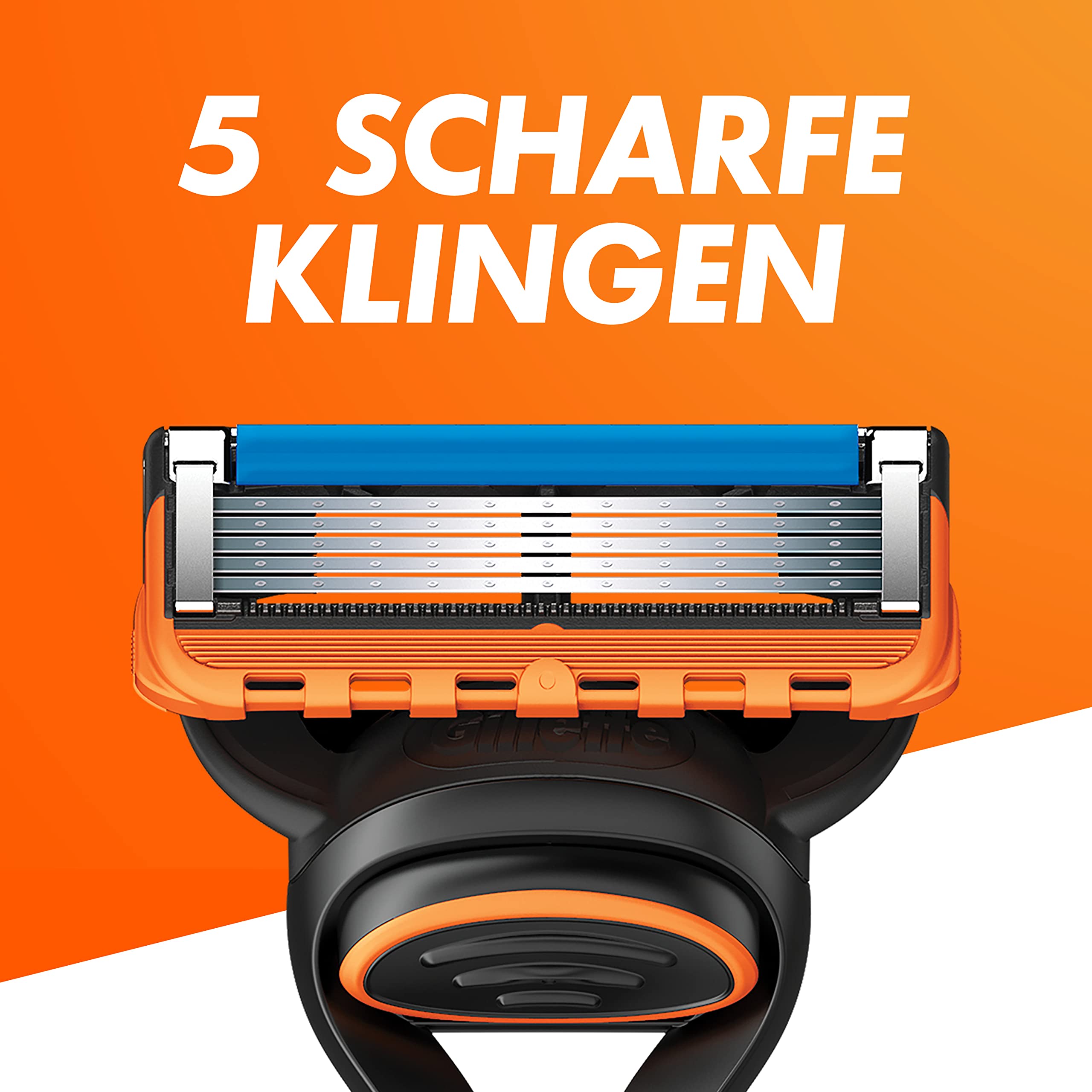 Gillette Fusion 5 Rasierklingen für Rasierer, 8 Ersatzklingen für Nassrasierer Herren mit 5-fach Klinge, Made in Germany