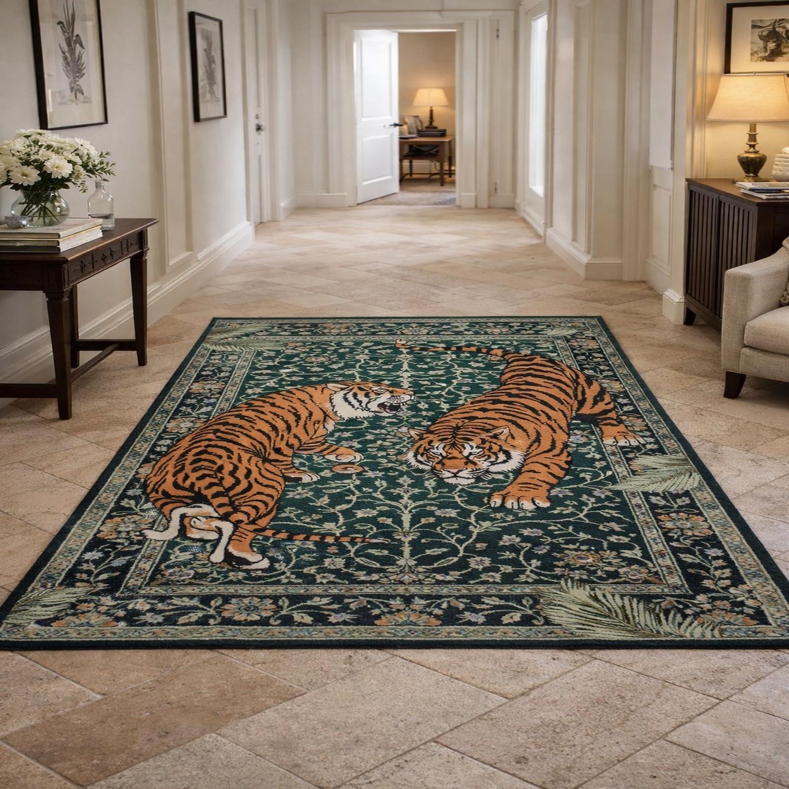 Moquette séjour facile à nettoyer tapis poil court 160x240cm