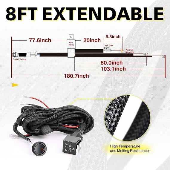 3 LED Pods + Universal Wire Kit