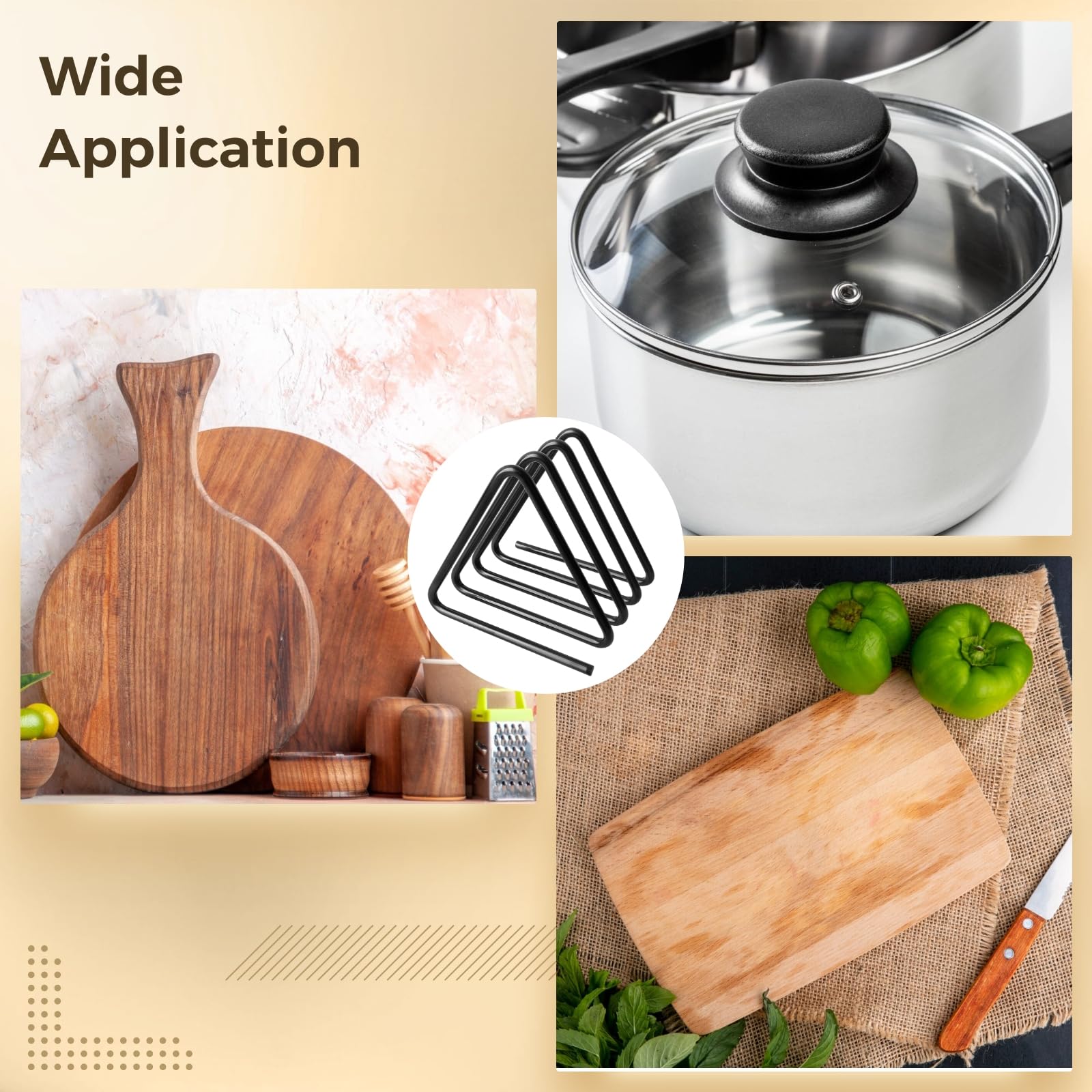 Supporto per tagliere in metallo, efficiente organizer per armadio da cucina, coperchio antiruggine per pentole, sistema di archiviazione multifunzione per pentole