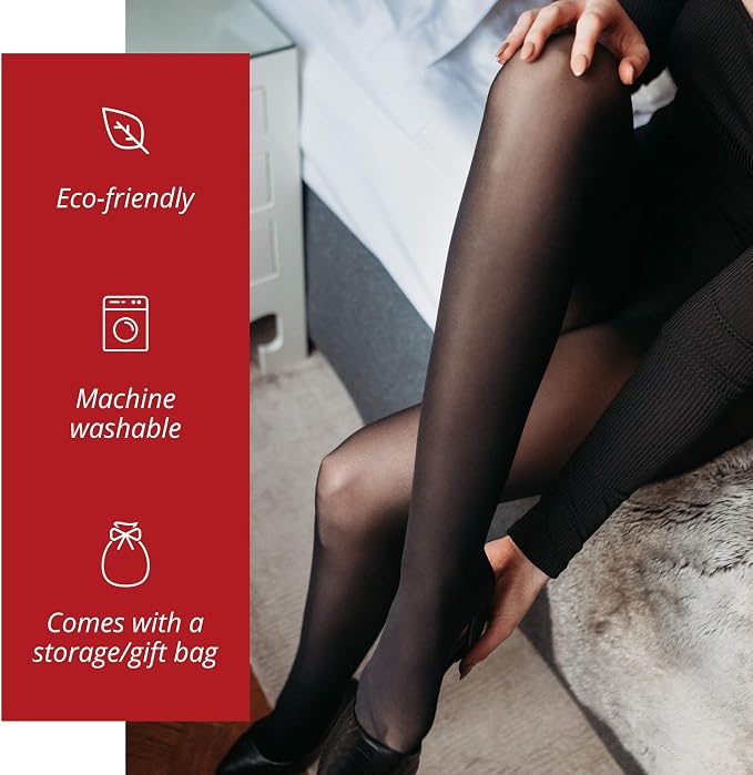 Eco-Friendly Opaque Black Tights for 