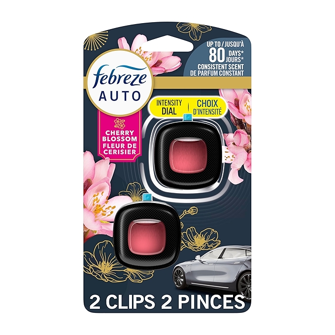 菲伯瑞兹汽车空气清新剂 香氛车载通风夹 樱花香