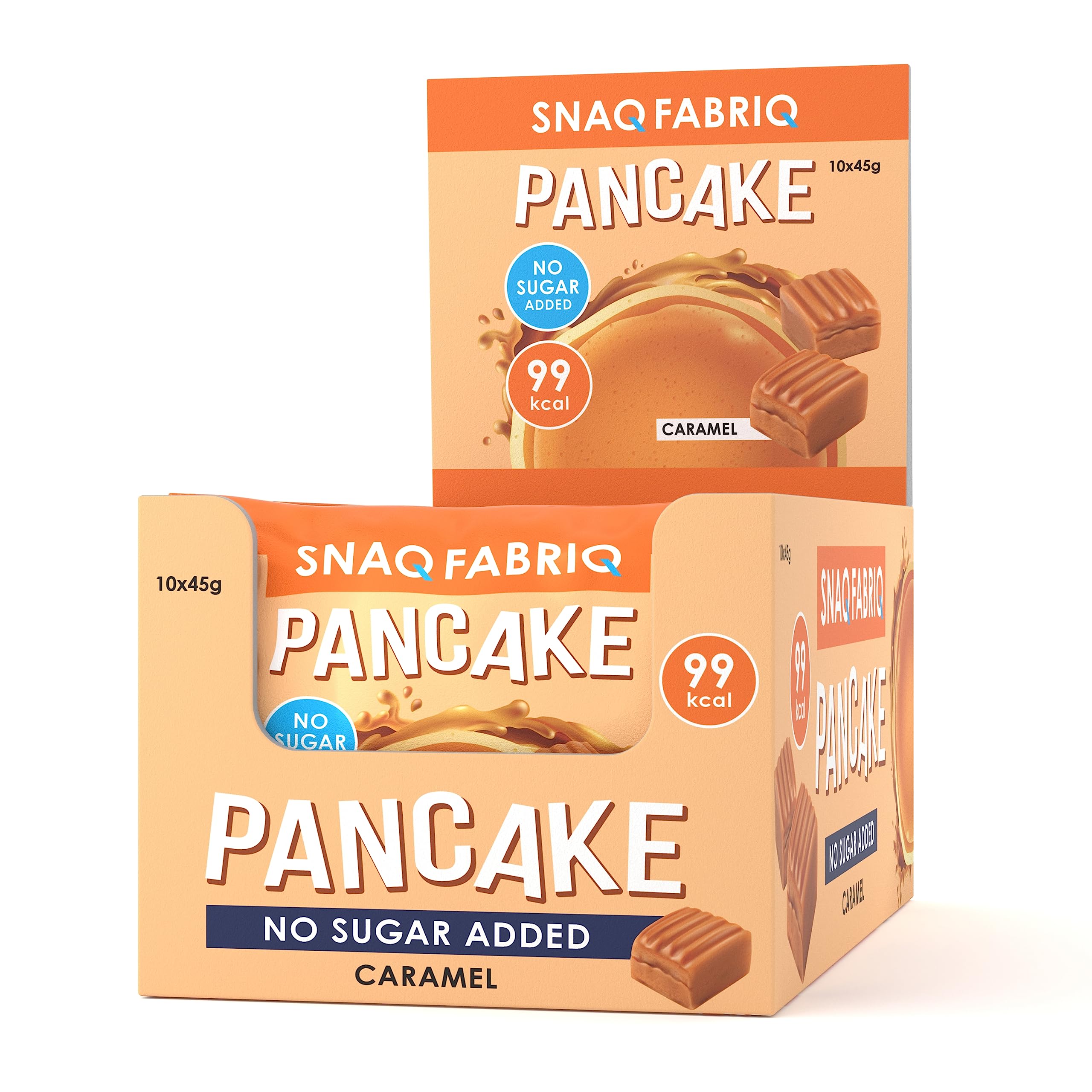Snaq FabriqPancake with Caramel Filling No Sugar Added 10x45g