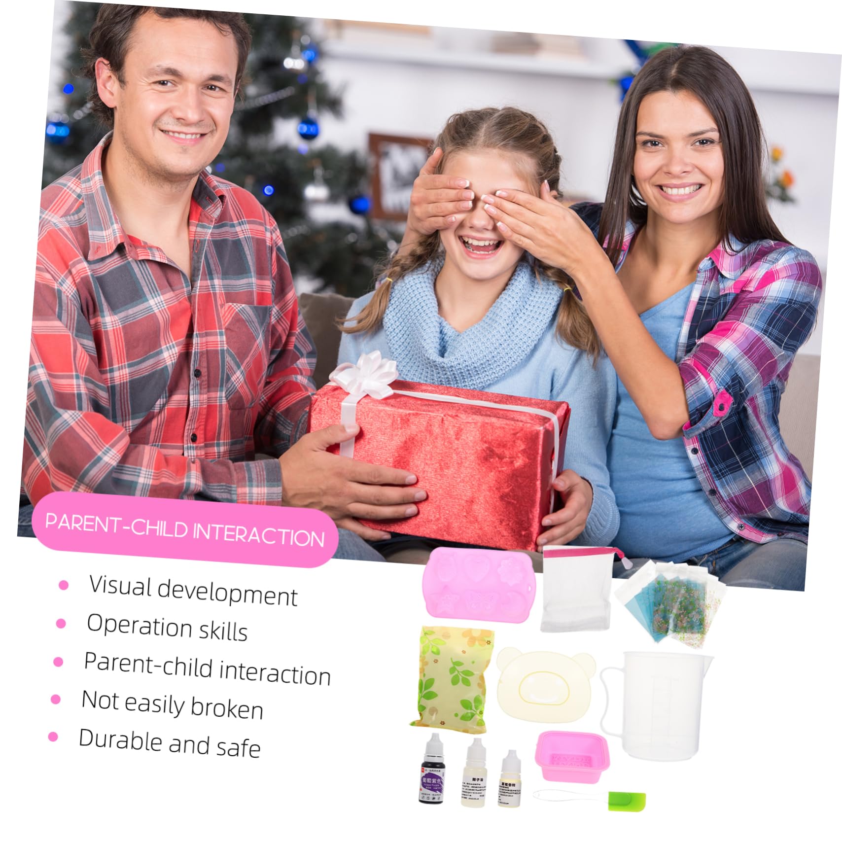 NUOBESTY 1set Kit Per La Creazione Di Sapone Fai Da Te Per Principianti Accessori Per Produzione Di Sapone Casa Varietà Di Forme e Colori Casual