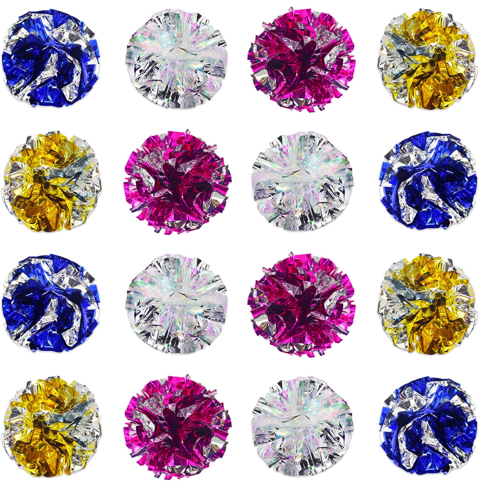 Palline Fruscianti Per Gatti: 16 Pezzi Colorati Con Suono Divertente Per Farli Giocare Tutto Il Giorno! - Foto 2