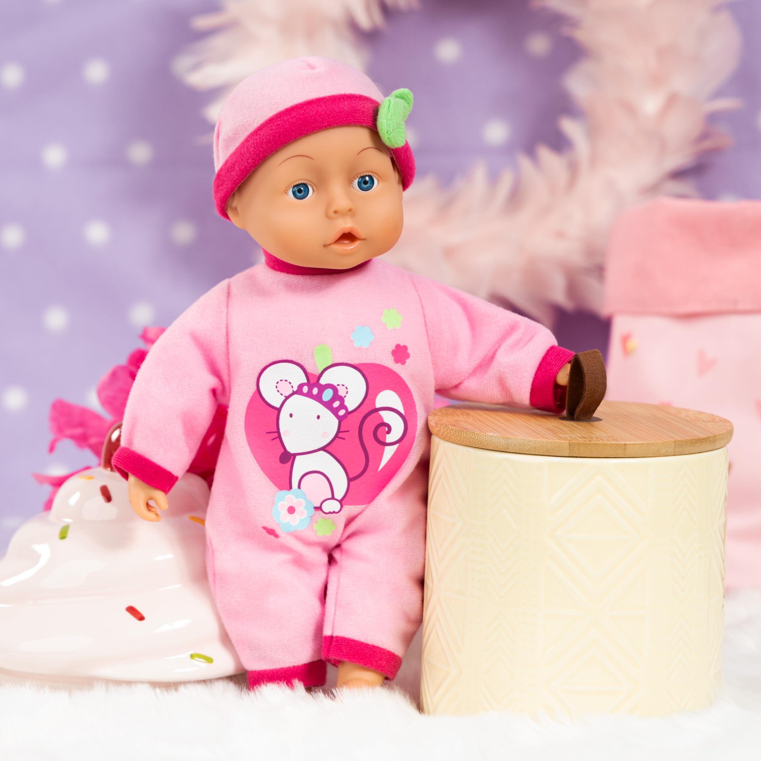 Bayer Design 93363AB First Words Baby Doll, Pink, 33 cm - Image 4