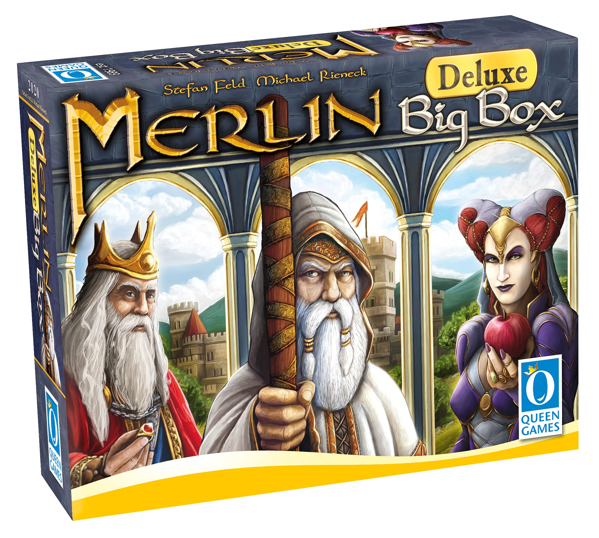 Amazon.com: Queen Games QNG20293 Merlin-Deluxe Big Box Board Games