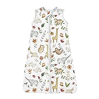 Vista 50 de TotAha - Saco de dormir ligero, 3 unidades, transpirable, manta suave para bebés de 6 a 12 meses, con cierre de 2 vías, saco de dormir con TOG de 0.5