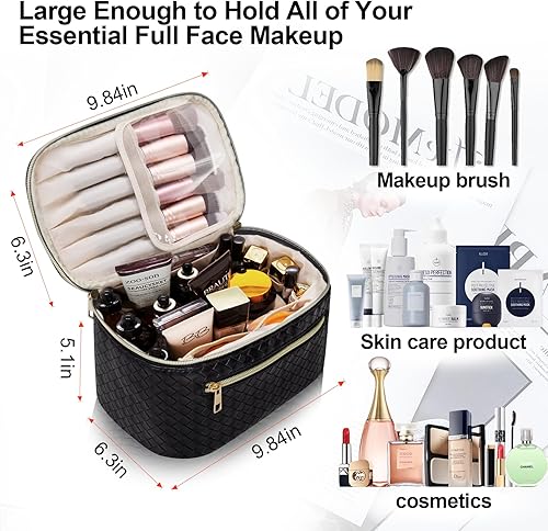 Miniatura 4 de Bolsa de maquillaje para regalos del día de San Valentín, bolsa de cosméticos portátil, bolsa de viaje, estuche organizador de maquillaje grande