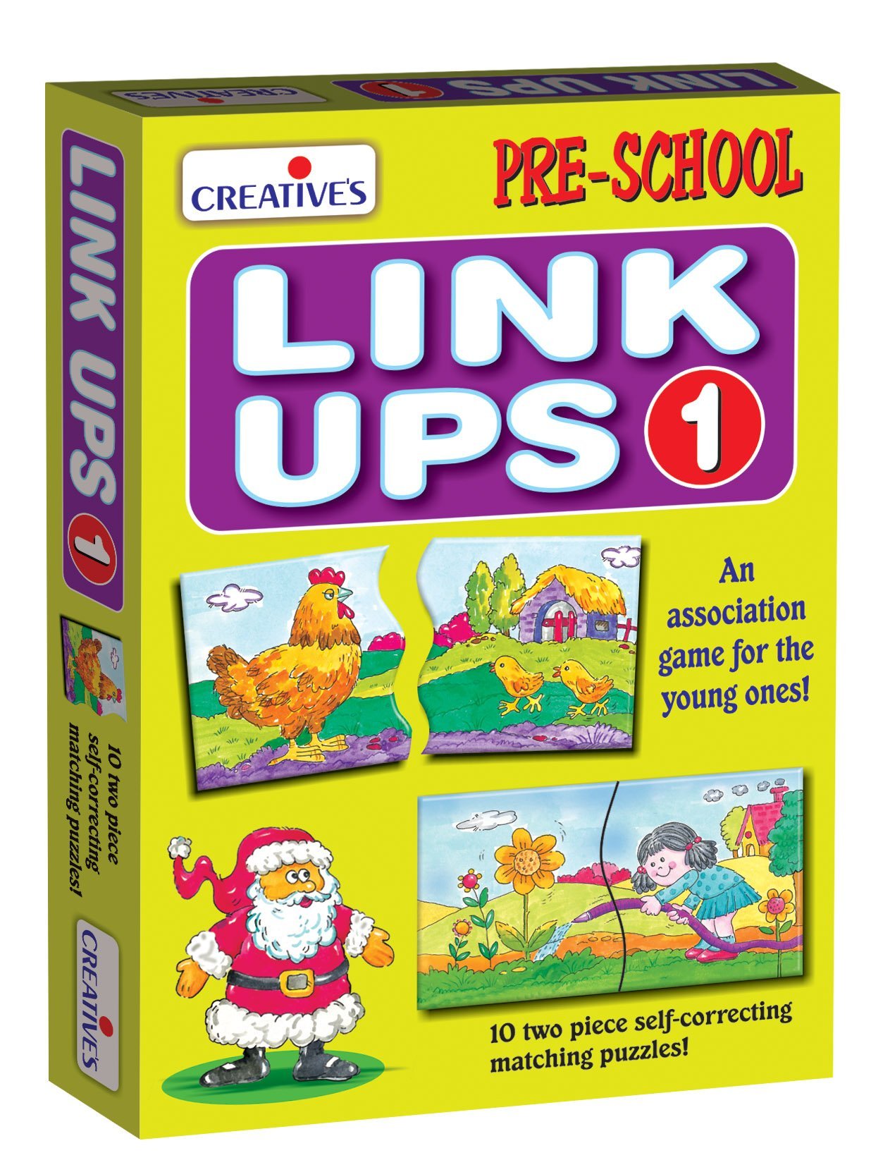 Creative Educational Aids P. Ltd. Kid Link Ups 1 Puzzle (Multi-Color, 20 Pieces) (B00930YD7O) Amazon Price History, Amazon Price Tracker
