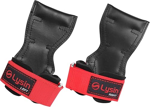 Amazon パワーグリップ 本革 トレーニング グローブ 筋トレ 懸垂 左右1組セット Lysin ライシン トレーニンググローブ