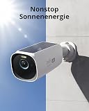 eufy security S330 eufyCam 3, outdoor security camera, 4K wireless surveillance camera solar 4+1 with face recognition K.I, colored night vision, expandable memory 16TB, toll free use - 2