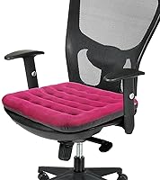 Vista 7 de SINOSSO Cojín para Silla de Oficina con Excelente Efecto de Soporte 1 Paquete, Cojín de Asiento de Computadora de Escritorio de Malla de Aire