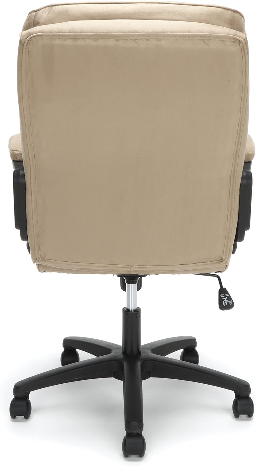 Super Deal Product OFM ESS Collection Plush Microfiber Office Chair, in Tan (ESS-3082-TAN)