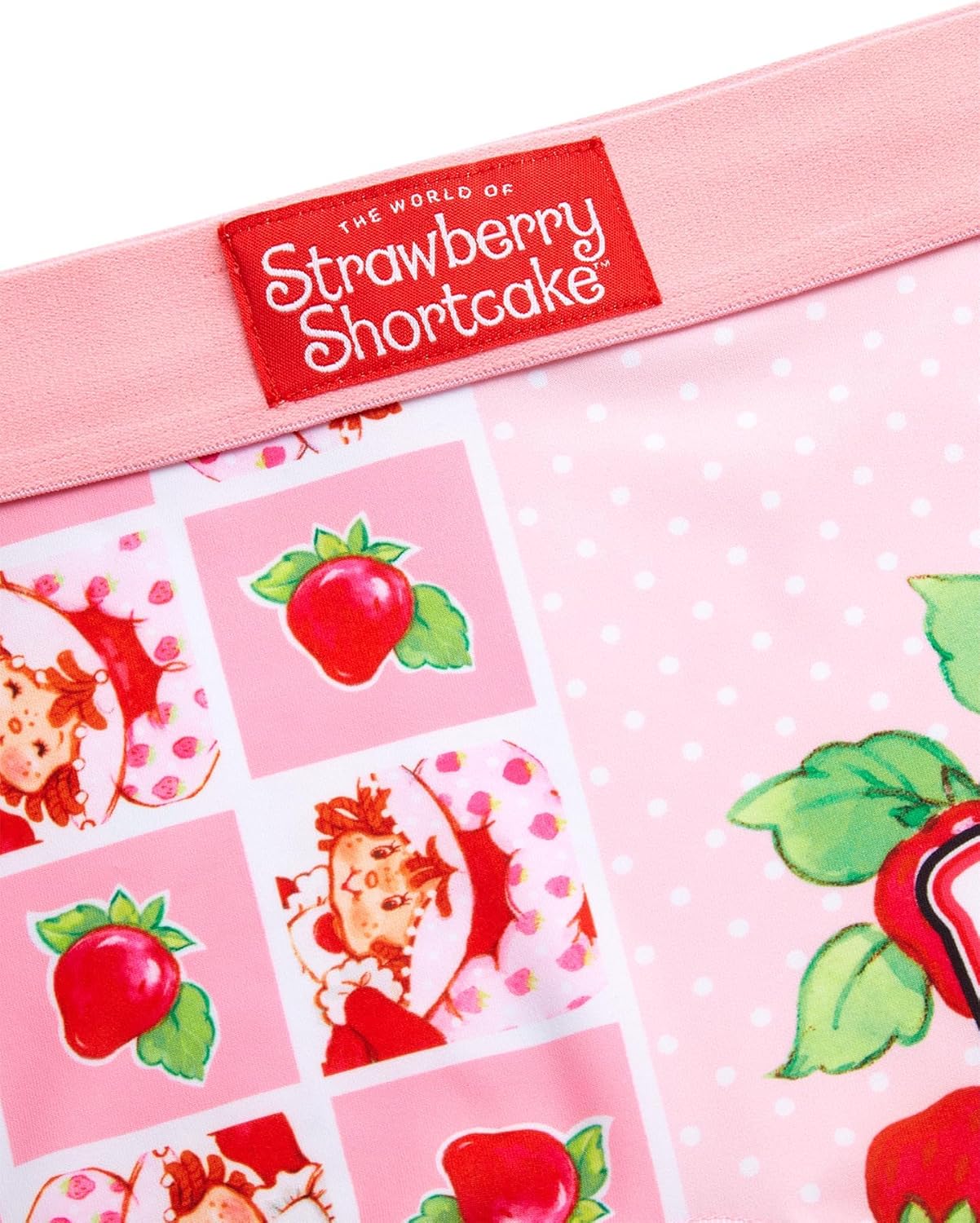 COCO BRANDS Womens Underwear Set - 2 Piece Snoopy Strawberry Shortcake Bralette Bras for Women & Boys Shorts Panty Set