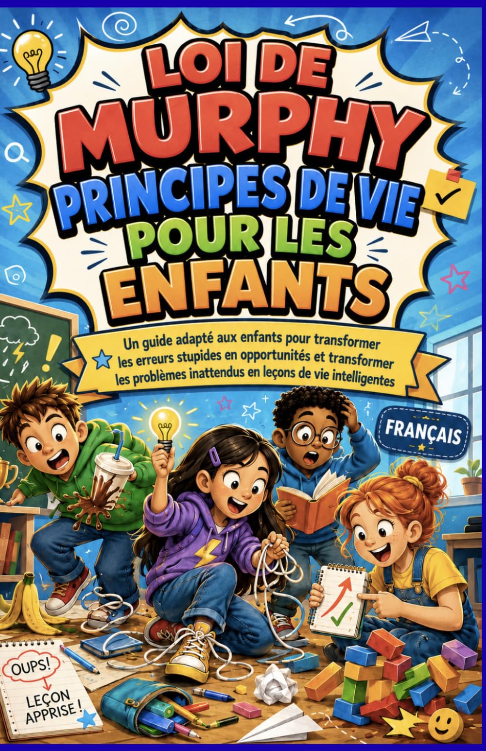 LOI DE MURPHY PRINCIPES DE VIE POUR LES ENFANTS: Un guide adapté aux enfants pour transformer les erreurs stupides en opportunités et transformer les ... inattendus en leçons de vie intelligentes