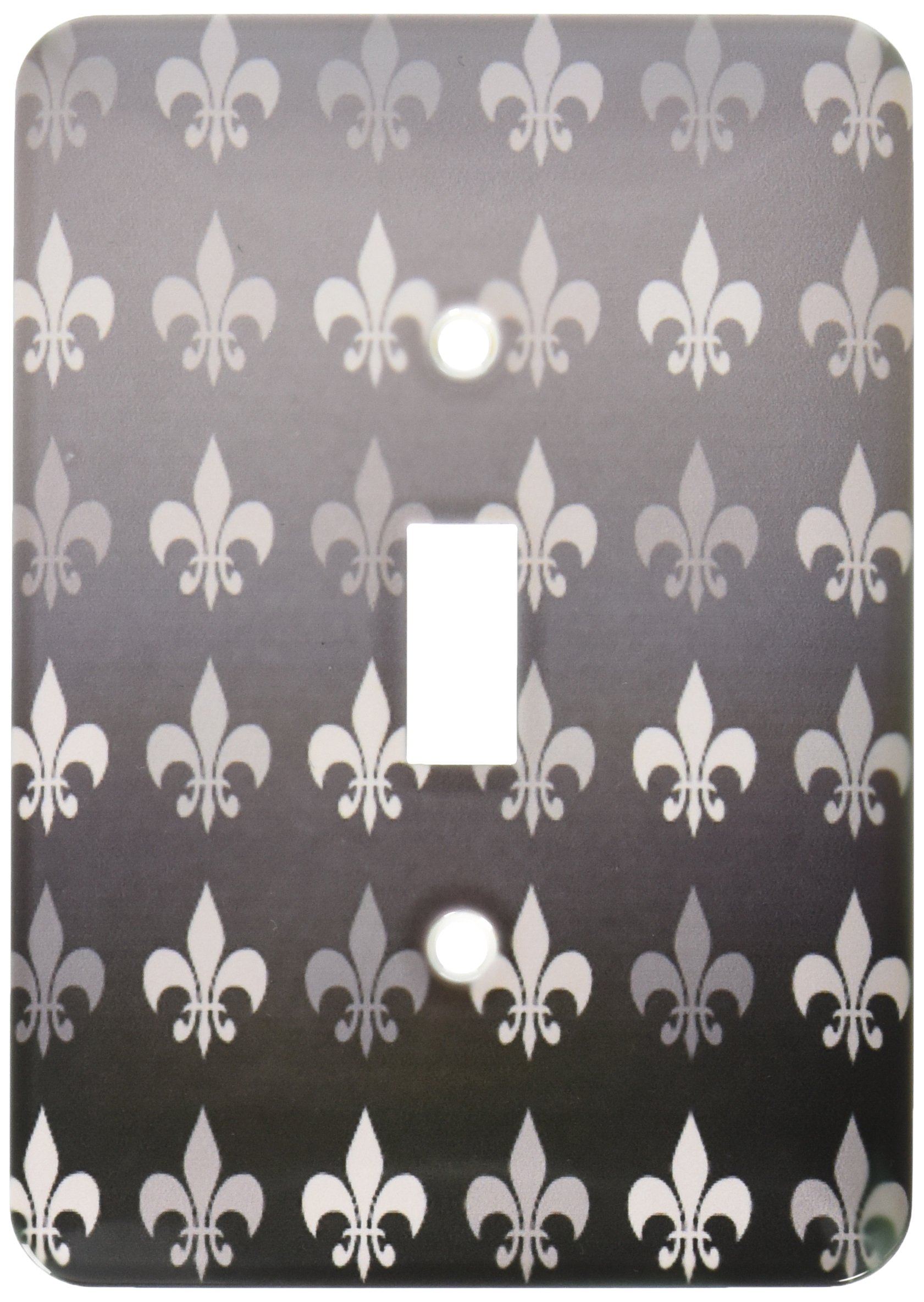Interrupteur simple 3dRose LSP_59112_1 fleur de lis design haut de gamme