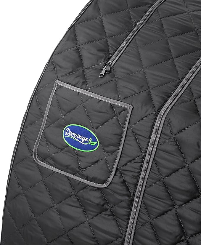 Sauna de vapor portátil Durasage 800W con temporizador y silla incluida miniatura 4