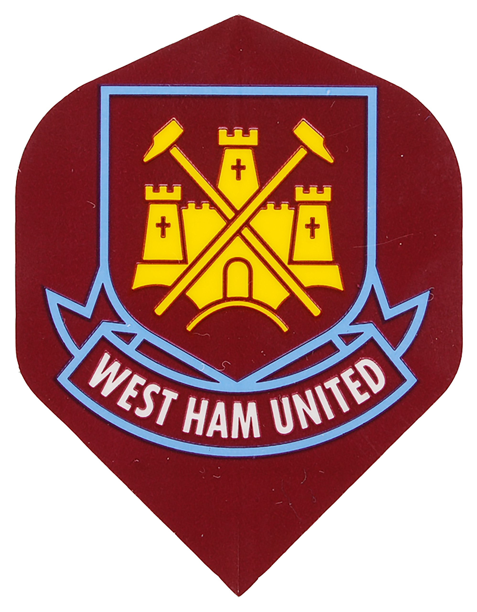 Bullydarts WEST HAM UNITED FOOTBALL DART FLIGHTS