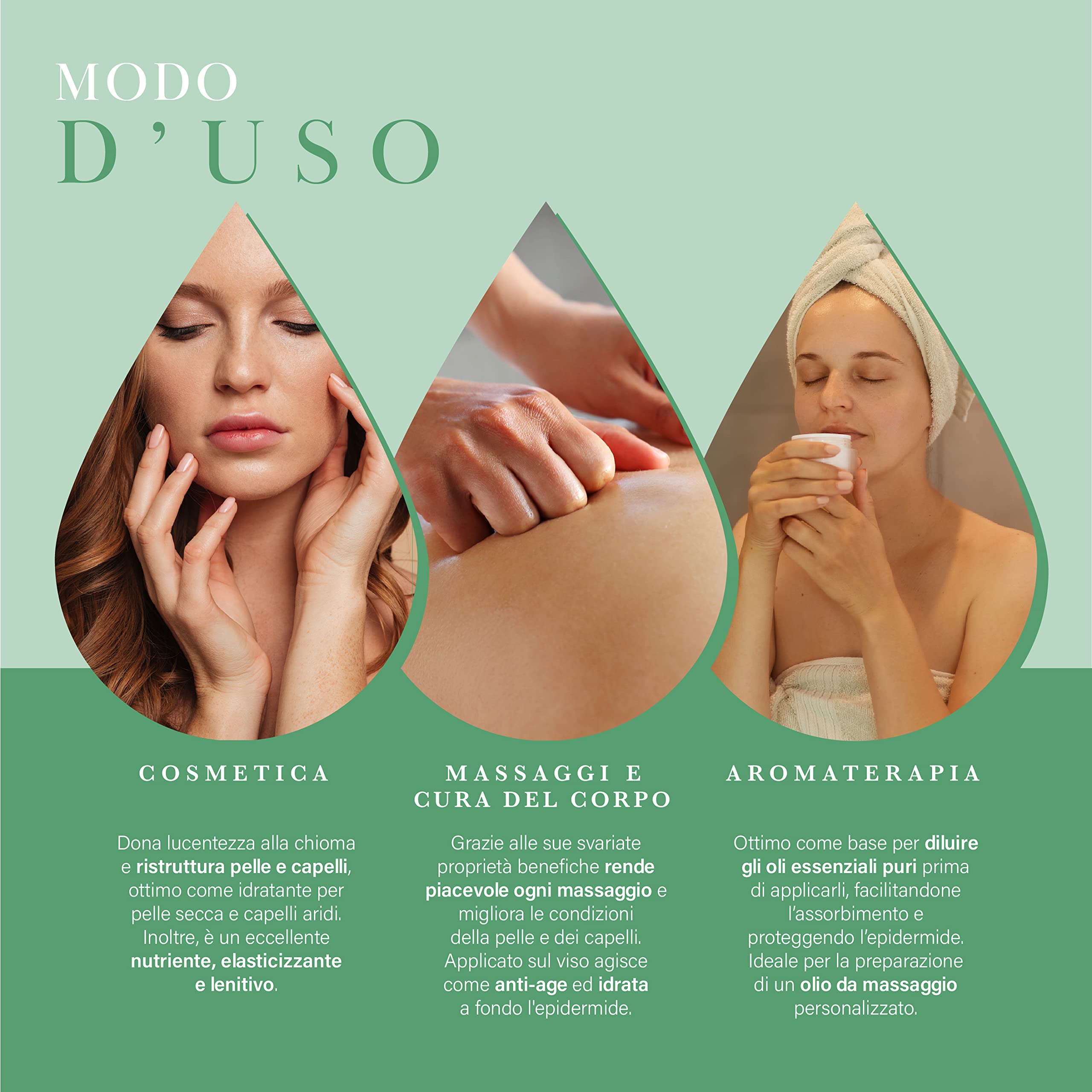 Oxxigena Olio (Oleolito) di Aloe Vera - 1 L - Ideale come Idratante, Nutriente, Rinforzante per Capelli, Combatte la Secchezza della Pelle e le Rughe - Vegano, senza OGM