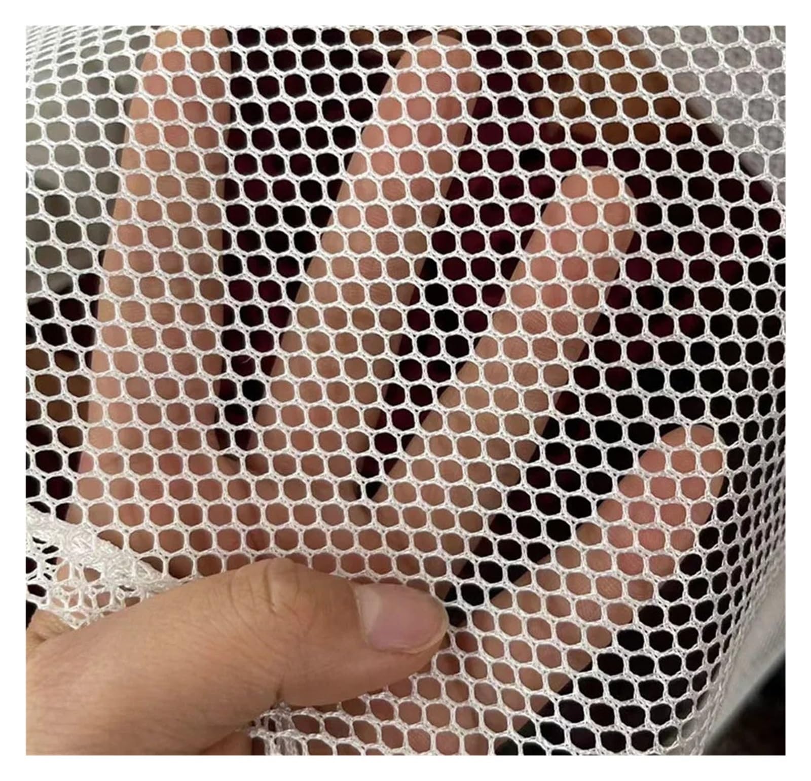 anti bird netting Nylon Mesh Fabric- 3mm Hex Hole Fishing Net,Anti Bird Netting -Garden Fruit Crops Protective for Pond Fruit Protection(White,1.5mx2m)