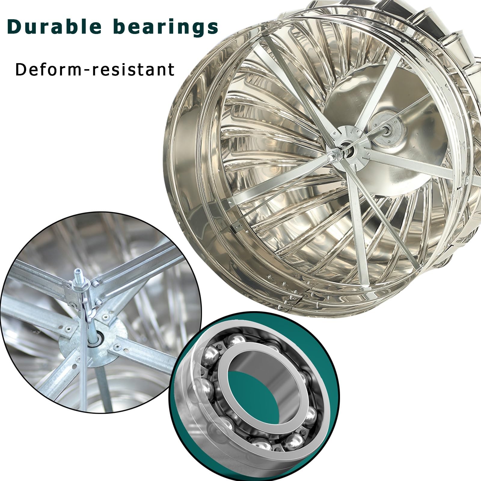 Ventilateur De Toit Non Électrique, Évent De Conduit De Toit